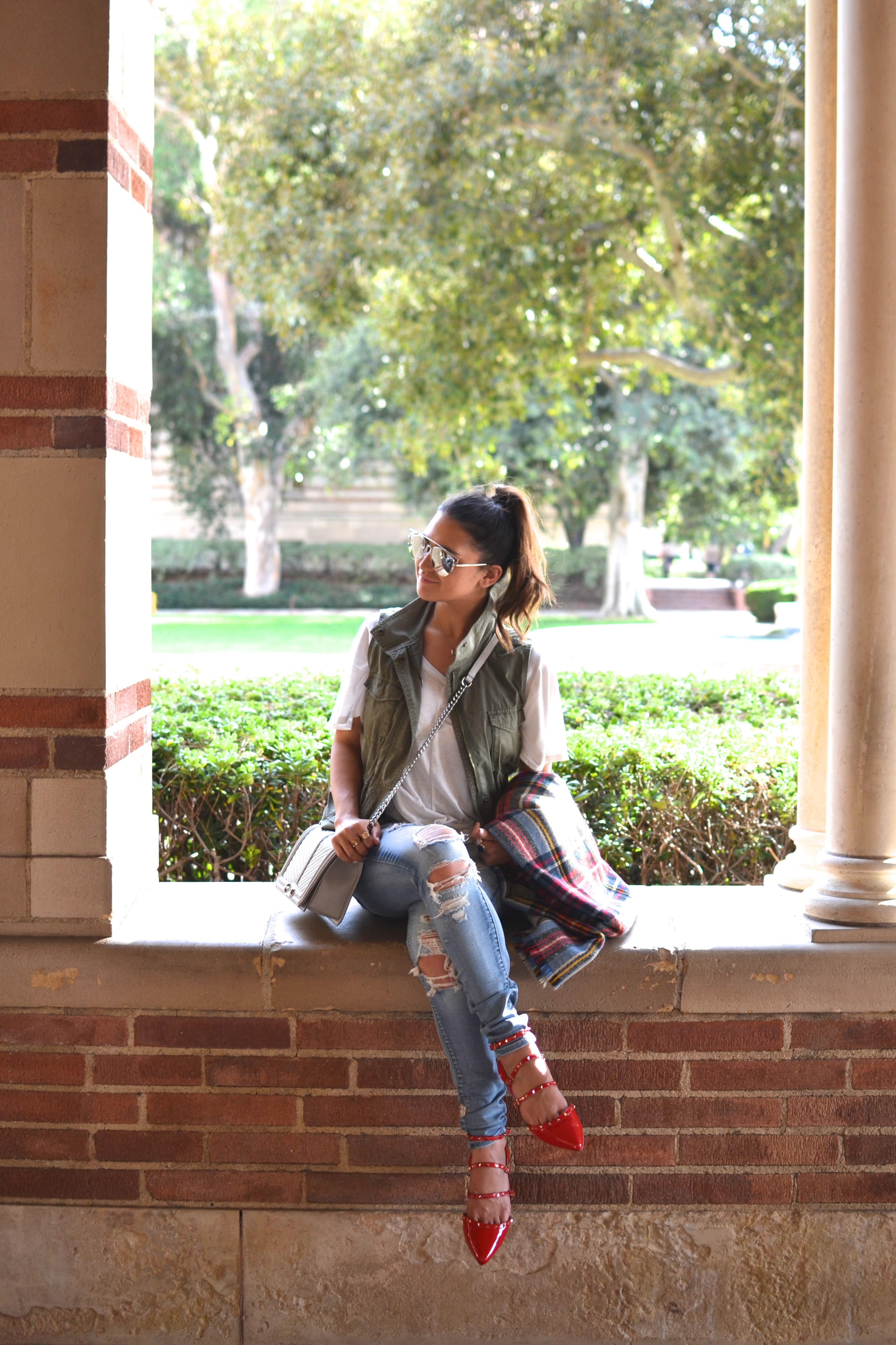 Layered Look: Flannel Shirt, Sweater & Field Jacket } - Meagan's Moda